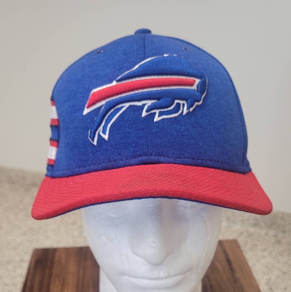 New Era Blue and Red Buffalo Bills Fitted Cap